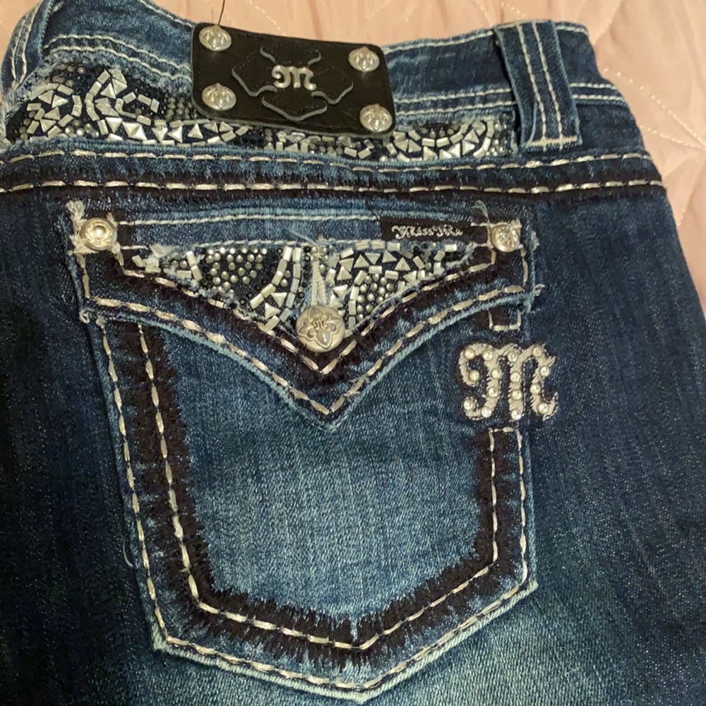 Miss Me dark wash boot cut jean